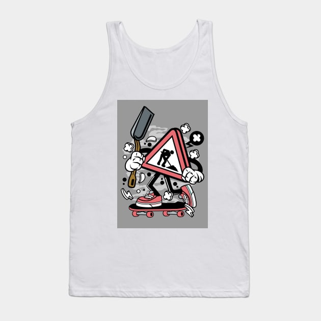 Design 62 Under Construction Tank Top by Hudkins